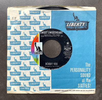 7'' Bobby Vee - Sweet Sweetheart / Rock 'N' Roll - US Liberty Promo