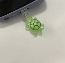 Turtle Dust Plug Charm Type C , IPhone  Android 