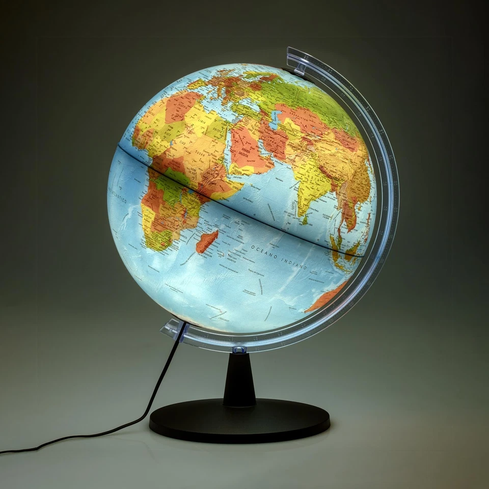 - GIGAGLOBO 40 Globus | Leuchtender und drehbarer Globus | Physische und poli... - Bild 3 von 4