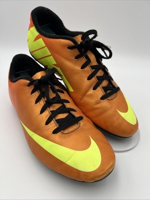 Nike ボクシングシューズ ブラウン/イエロー Nike Soccer Shoes Mercurial Vapor 573871-778 Size 6y Sunset