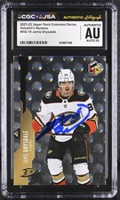 2021-22 UPPER DECK HOLOGRFX HG-19 JAMIE DRYSDALE SIGNED ROOKIE CARD CGC JSA AU. rookie card picture