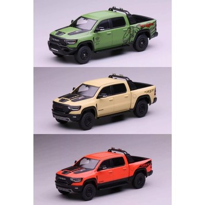 596 1:64 Small Scale Dodge RAM Tyrannosaurus Rex American Pickup Alloy Car Model