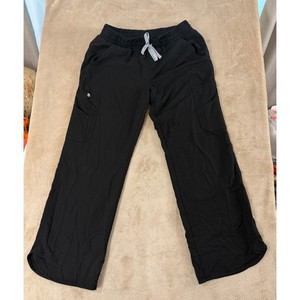 FIGS Yola Scrubs cargo pants womens size M Black medical TW2020