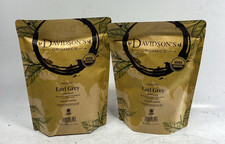 Lot of 2 Davidson's Organic Loose Leaf Tea 16oz Bag, Earl Gray exp 09/02/2027