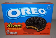 Nabisco Oreo Reese’s Peanut Butter Crème W/oreo Crumbs Limited Edition Cookies