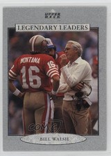 1997 Upper Deck NFL Legends (Posed with ) Bill Walsh Joe Montana #130 HOF 0g45