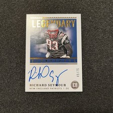 2020 Panini Encased Richard Seymour Autograph /75 SP RARE Patriots HOF