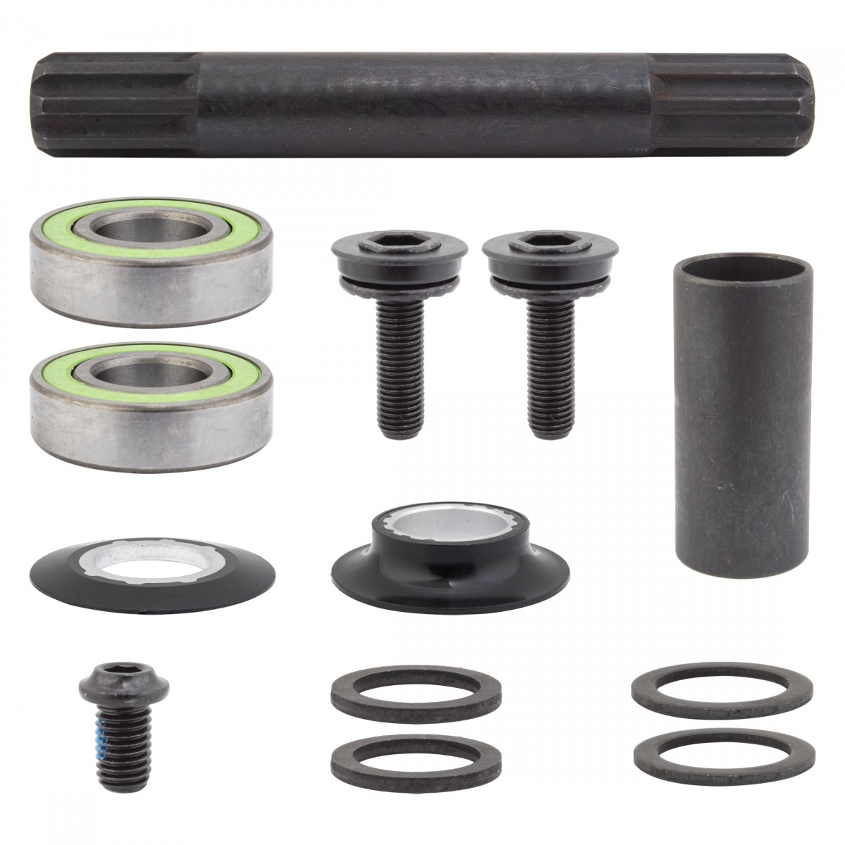 Sunday Saker v2 Chrome 3-Piece Cranks 170mm with Mid BB - RHD/LHD Compatible
