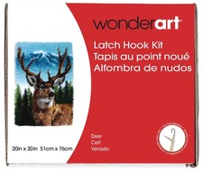 Wonderart Classics Deer Latch Hook Kit 20 X 30 426403