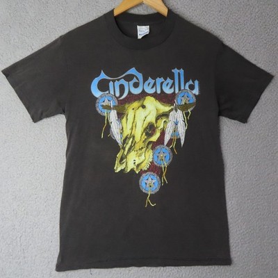 Vintage 1988 Cinderella Long Cold Winter Tour Concert T Shirt Spring Ford USA M