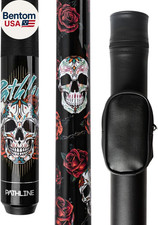 Pool Cue Stick - 58" Canadian Maple 13Mm Tip Billiard Pool Stick