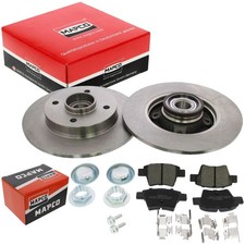 MAPCO BREMSSCHEIBEN 249mm + BELÄGE HINTEN passend für CITROËN C4 PEUGEOT 207 207