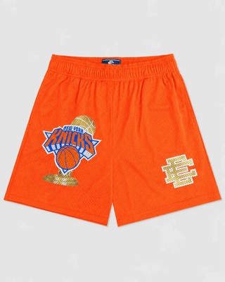 Eric Emanuel EE  New York Knicks Champ Shorts  XXL  Orange - Runs Small