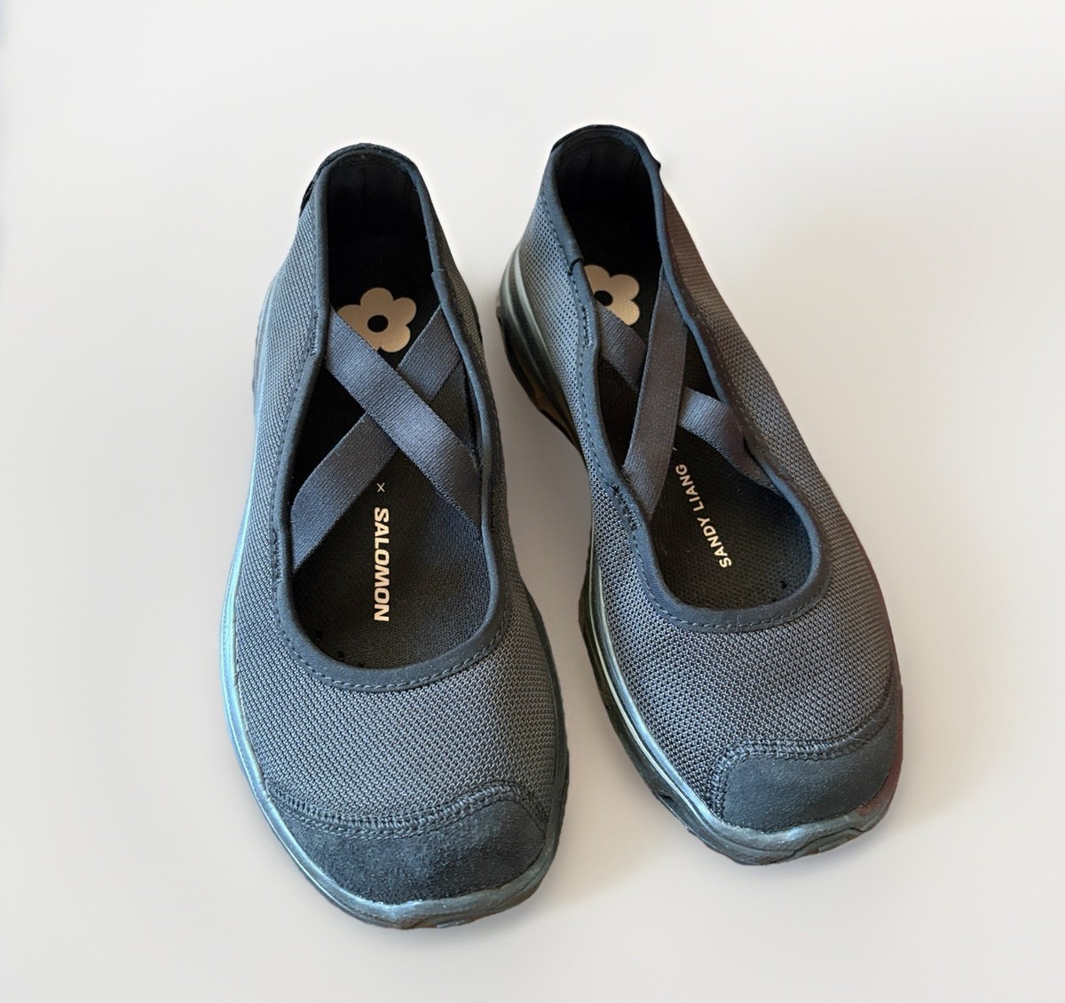Salomon RXMJ SANDY LIANG 24cmサロモンメリージェーン Salomon x Sandy Liang RX MJ Mary Jane Women's Black Comfort Shoes