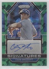 2023 Panini Prizm Signatures Green Ice Prizm Cade Doughty #SIG-CD Auto 4g8