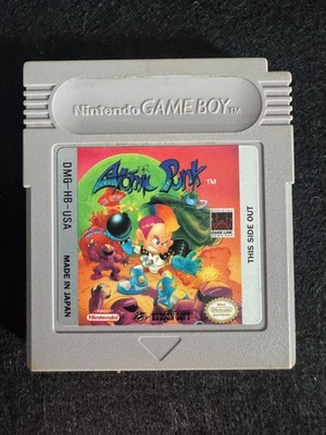 Atomic Punk Game Boy USA Original Modul Schutzhülle Guter Zustand