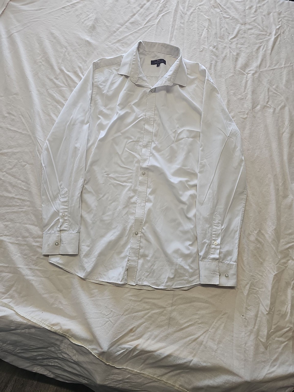 Tailor & Cutter White Slim Fit Formal Shirt 16 XX1161 image 4