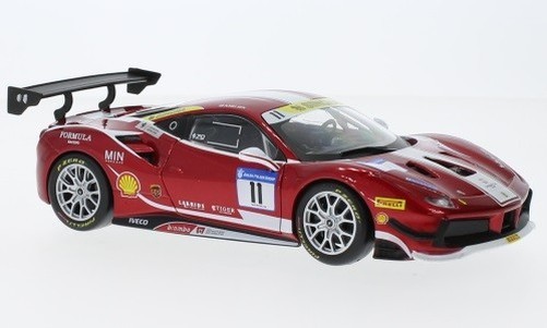 Bburago BBU18-26308RED - 1/24 - Ferrari 488 Challenge #11 - New