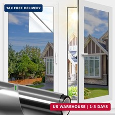 One Way Privacy Window Film Heat Control UV Blocking Static Cling Window Tint fo