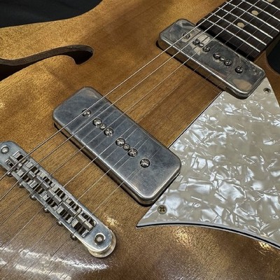 Electric Guitar Fano Guitars Alt de Facto RB6T Natural Mahogany