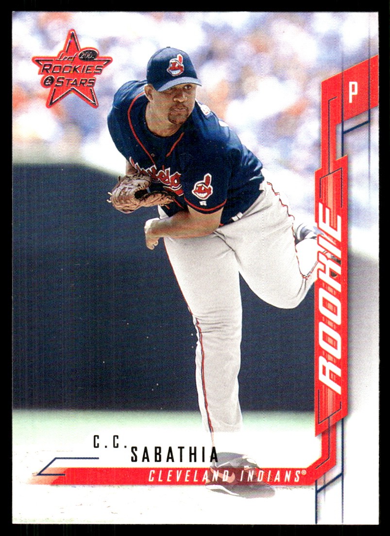 CC Sabathia #238 2001 Leaf Rookies & Stars Baseball