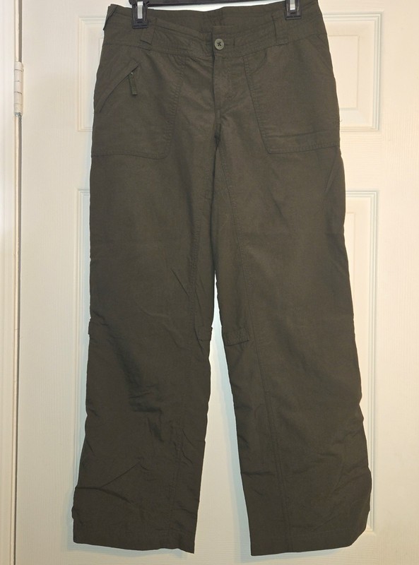 North Face Cami Green Trail Pants S-2 Excellent !