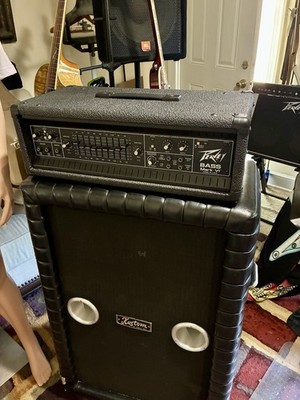 Bass Stack Kustom Cabinet With A Mark VI Head 800 Watts Series 402 Made In USA
