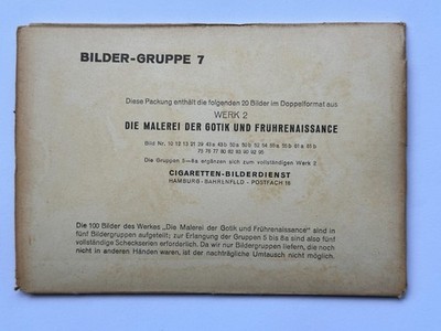 Bundle of old collectible pictures, pictures group 7 Gothic painting (1331)
