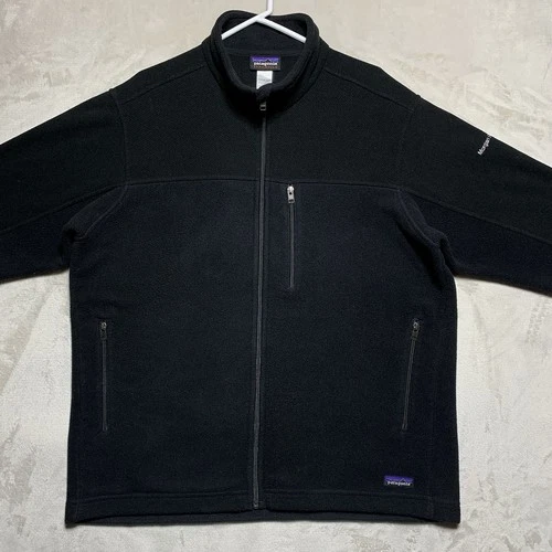 Patagonia Simple Synchilla Jacket Fleece Full Zip Black XL Morgan Stanley image 2