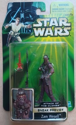 Star Wars Zam Wesell Sneak Preview The Power Of The Jedi 2002 B8