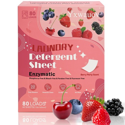 #ad #ad Laundry Sheet 80 Loads Eco Friendly Laundry Soap Washer Sheets Liquidless D... $13.07