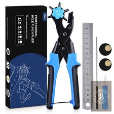 Professional Leather Hole Puncher Full Set Punch Tool Kits For Belt Watch Band