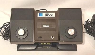 Atari Super Pong C-140 Game Console Not Working For Parts /Repair Has Power Cord