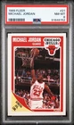 Fleer 1989-90 Michael Jordan #21 Chicago Bulls PSA 8 Graded Card NM-M