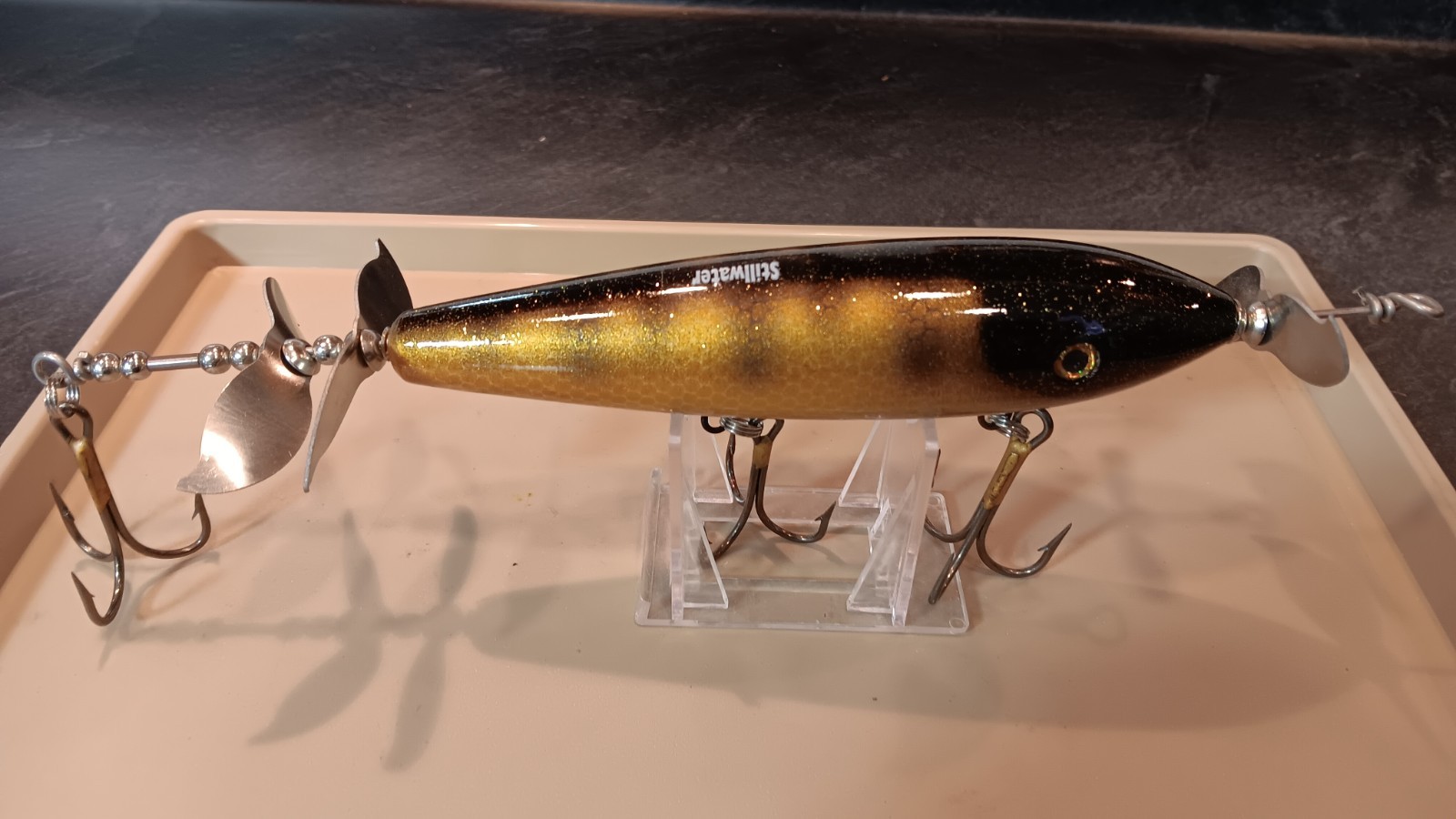 SENNETT STILLWATER "WALLEYE" Musky Muskie Pike Fishing Lure Crankbait Topwater - Image 4