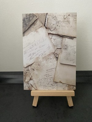 Postcard Theme Card, Old Letters and Documents, Archive, Decoration, Art