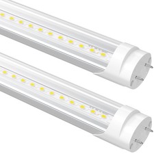 Fluorescent Light Bulbs Replacement 4FT, T8 LED Bulbs 4 Foot Type A B, 24W 6...