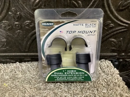 Weaver Top Mount Scope Rings