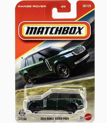 2024 RANGE ROVER PHEV AWD SUV NEW MATCHBOX MATTEL DIECAST CAR NIB DIORAMA MODEL