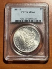 1881-S Morgan Silver Dollar $1 - PCGS MS66