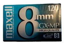 Maxell 8MM Camcorder Videotape GX MP 120 Metal Particle 105.6 Min NIP!!!