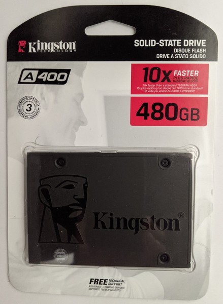 Kingston 480GB - A400 Disco duro SSD 2.5" SATA, Rev 3.0