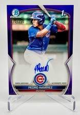 Pedro Ramirez 2023 Bowman Chrome 1st Auto RC Purple Refractor /250 #CPA-PR