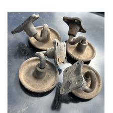 Vintage Mechanics Creeper Wheels Lot Of 4