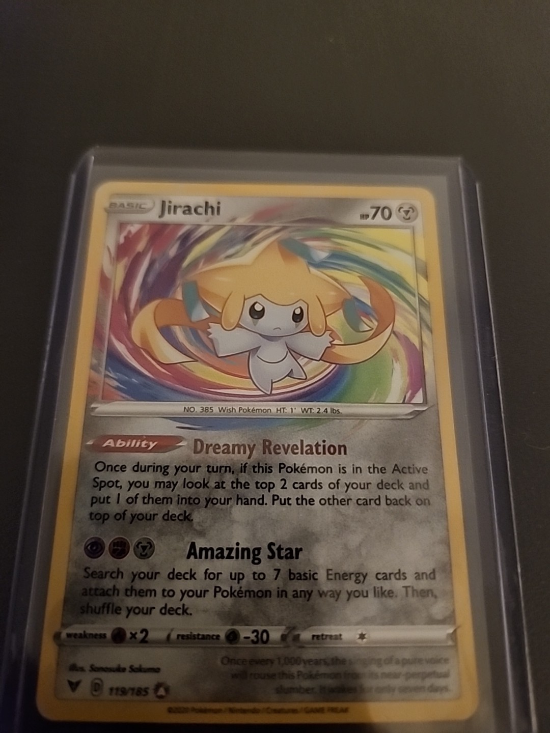 Jirachi 119/185 SWSH04: Vivid Voltage Holo