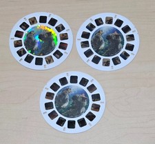 Rare Vintage 2002 Original BBC Walking With Dinosaurs View-Master 3D 3 Reel Pack