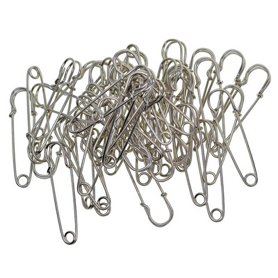50 Stück Stahl Sicherheitsnadel Schmucknadel Deckenpins Brosche Clip für