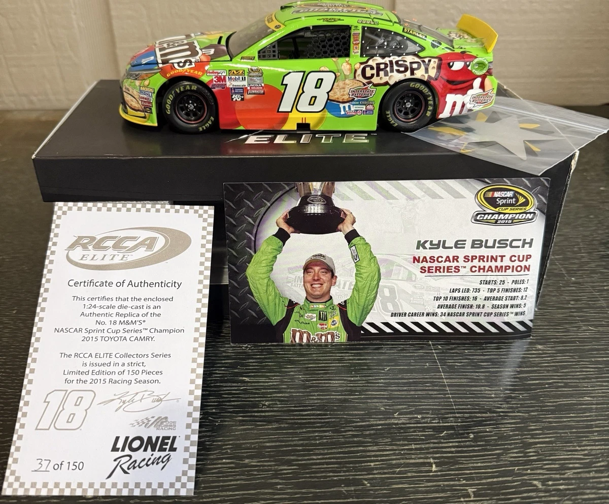 Kyle Busch Diecast Racing Cars 1:24 2015 Vehicle Year for sale - eBay