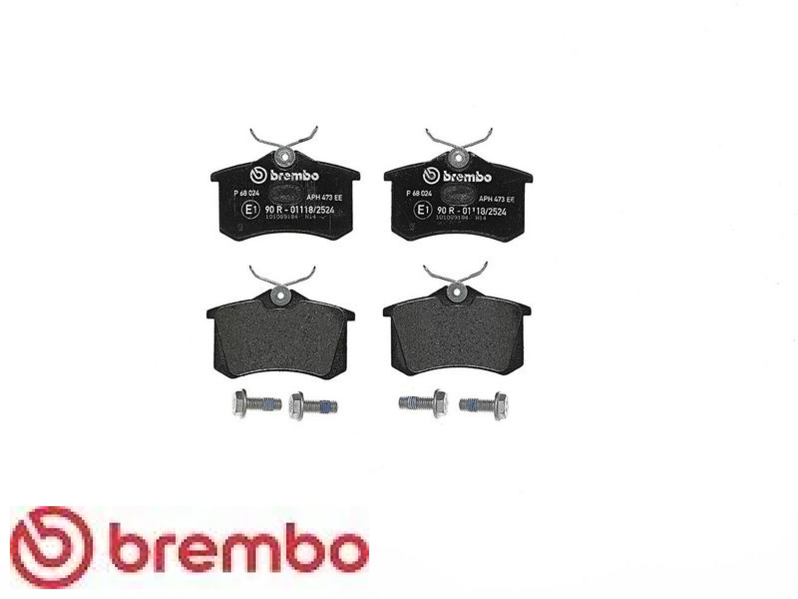 Für BREMBO P 68 024 Brake Pad Set, disc brake P 68 024 Brake pads set rear , fi - Bild 2