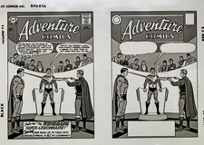 Production Art ADVENTURE COMICS #316 cover, CURT SWAN art, 11x17